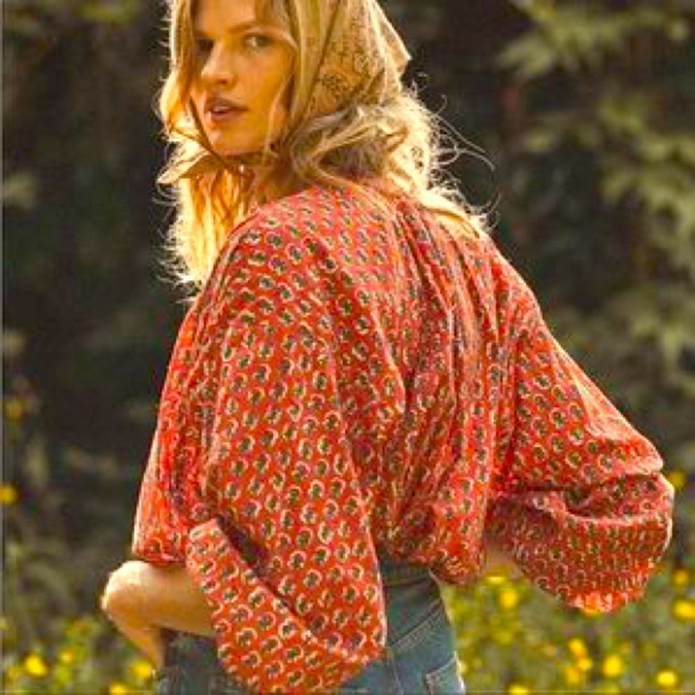 Doen Jane blouse in Calico Canyon Blooms XS
